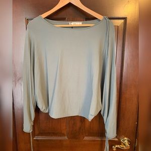 Zara Knit Batwing balloon sleeves Shirt